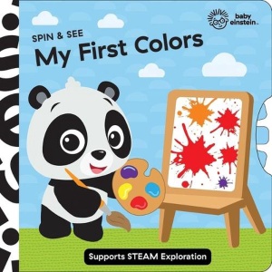 Baby Einstein Spin and See My First Colours Novelty Board Book