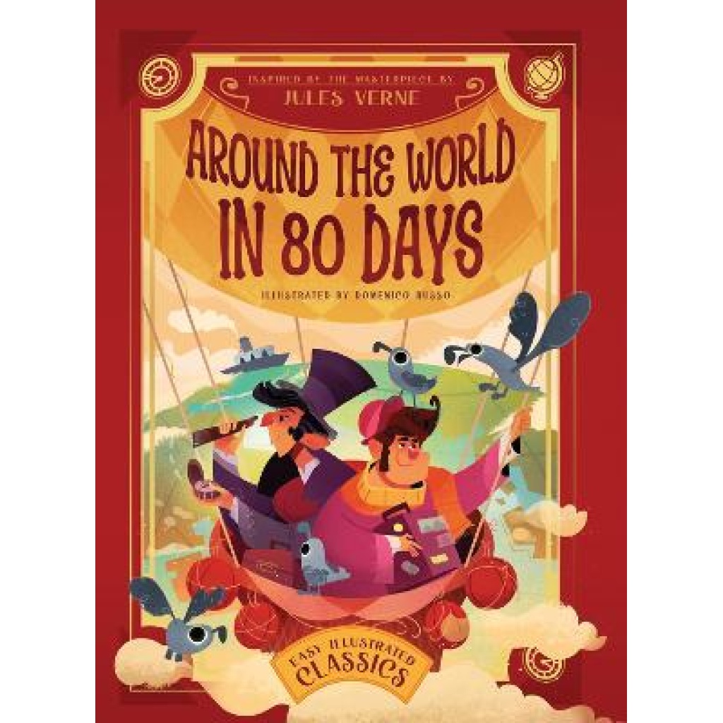 Around the World in 80 Days: Easy Illustrated Classic